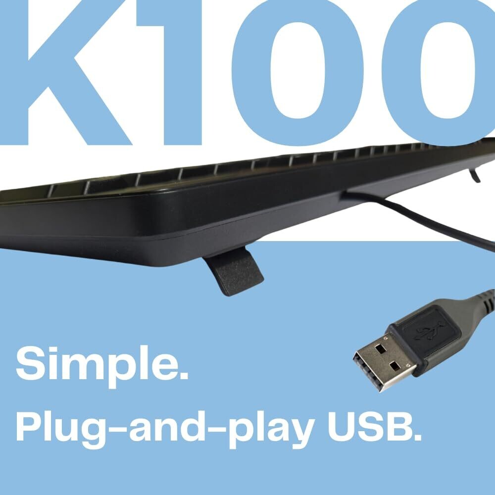 HP K100 Wired Keyboard (7J4G1AA) HP K100 Wired Keyboard (7J4G1AA)