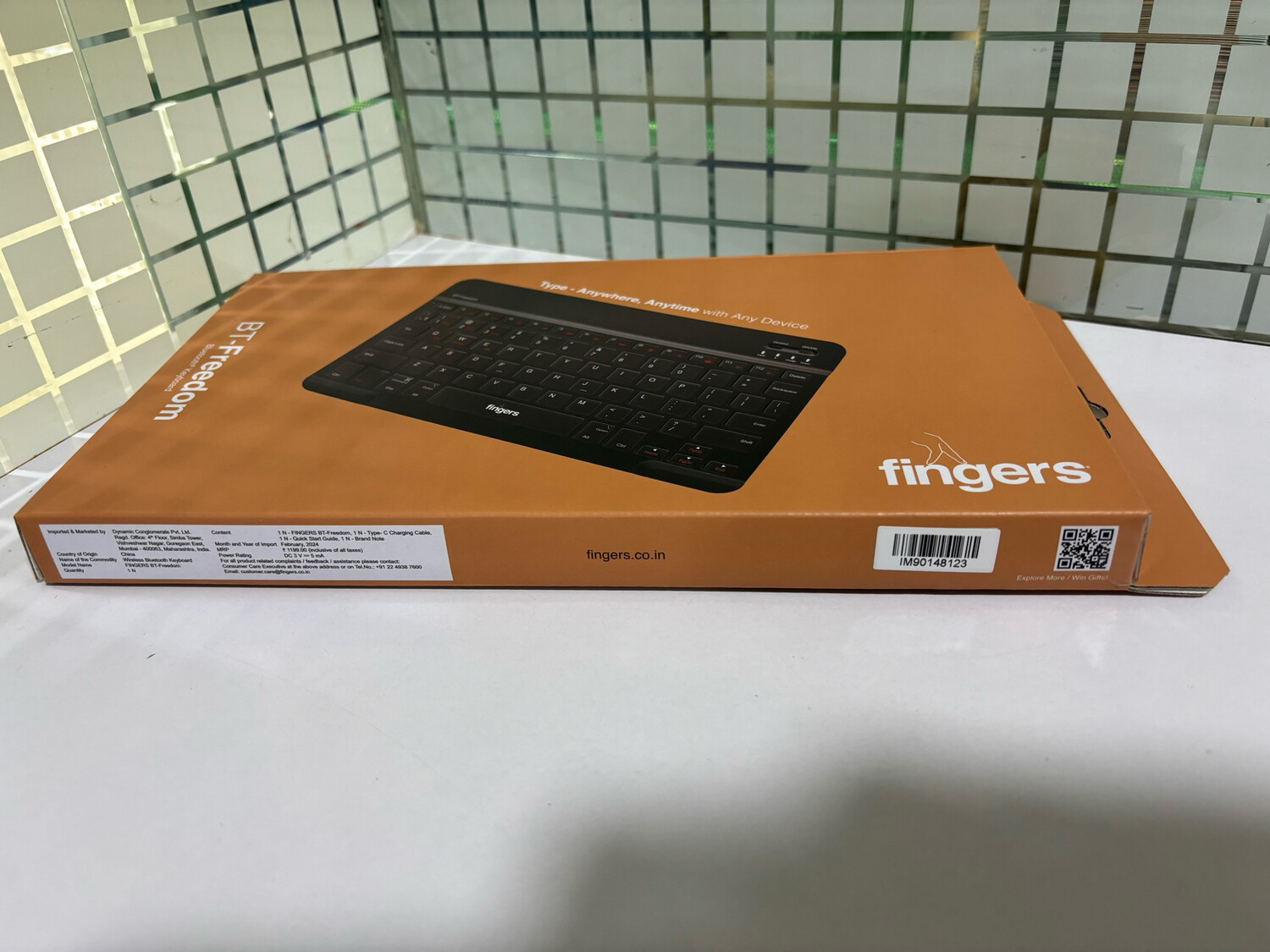 Fingers BT-Freedom Bluetooth Keyboard (Small Size) Fingers BT-Freedom Bluetooth Keyboard (Small Size)