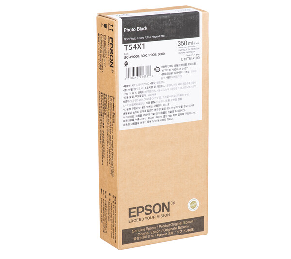 Epson T54X100 UltraChrome Photo Black 350ml