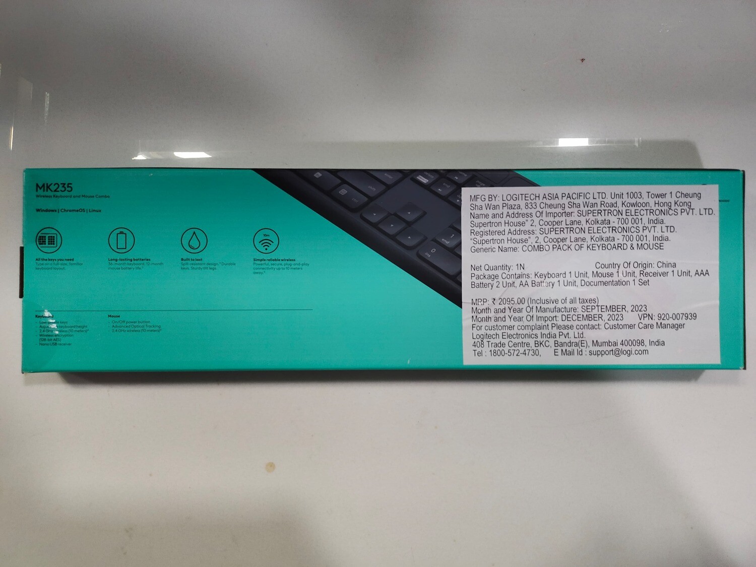 Logitech MK235 Wireless Keyboard Mouse Logitech MK235 Wireless Keyboard Mouse