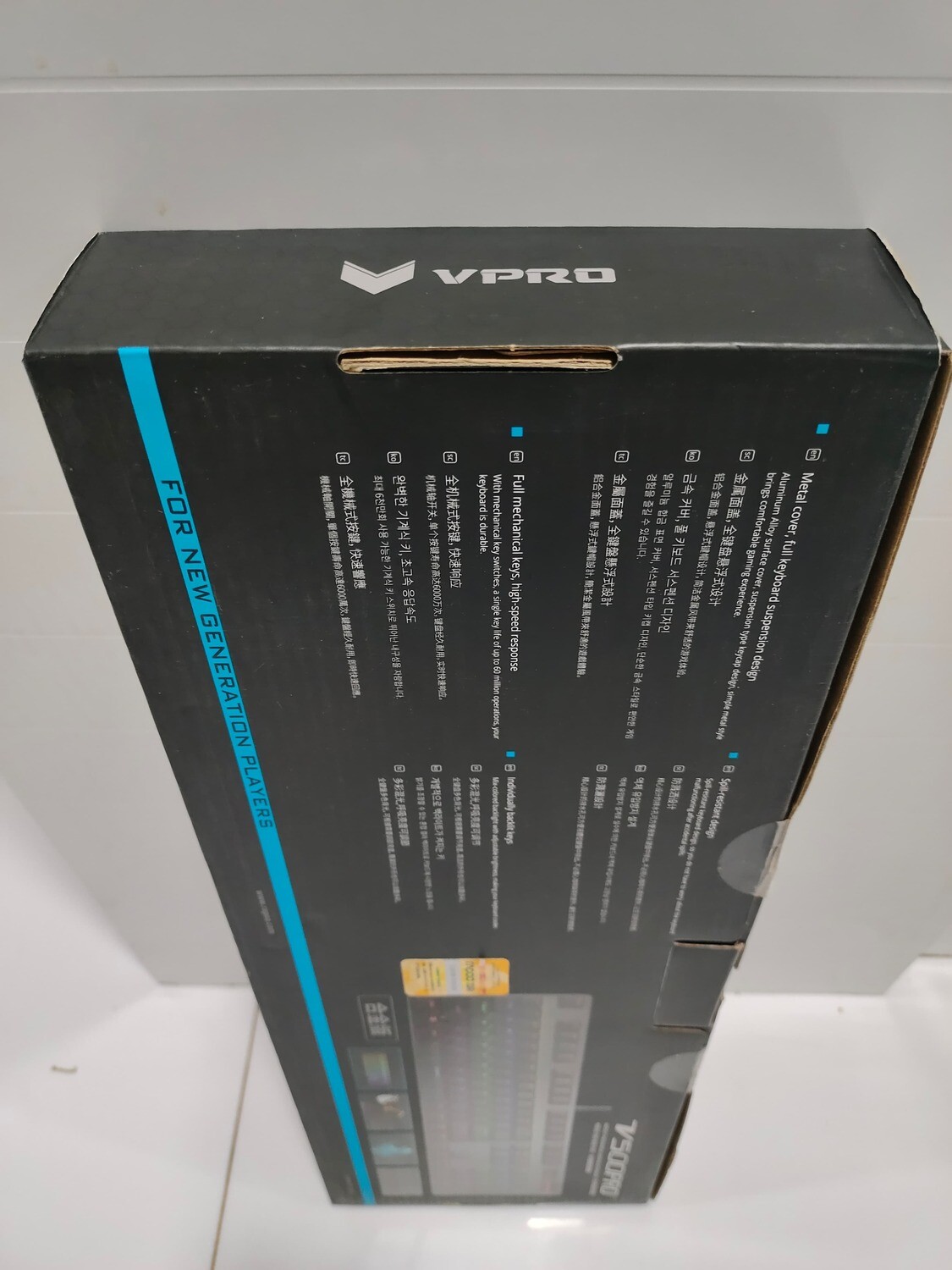 Rapoo V500 Pro Mechanical Gaming Keyboard, Black Rapoo V500 Pro Mechanical Gaming Keyboard, Black