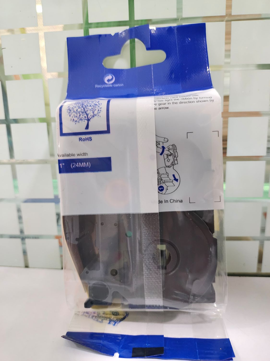 Compatible Brother TZE 651 Black on Yellow Label Tape 24MM