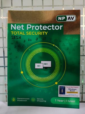 New, 1 User, 1 Year, Net Protector Total Security