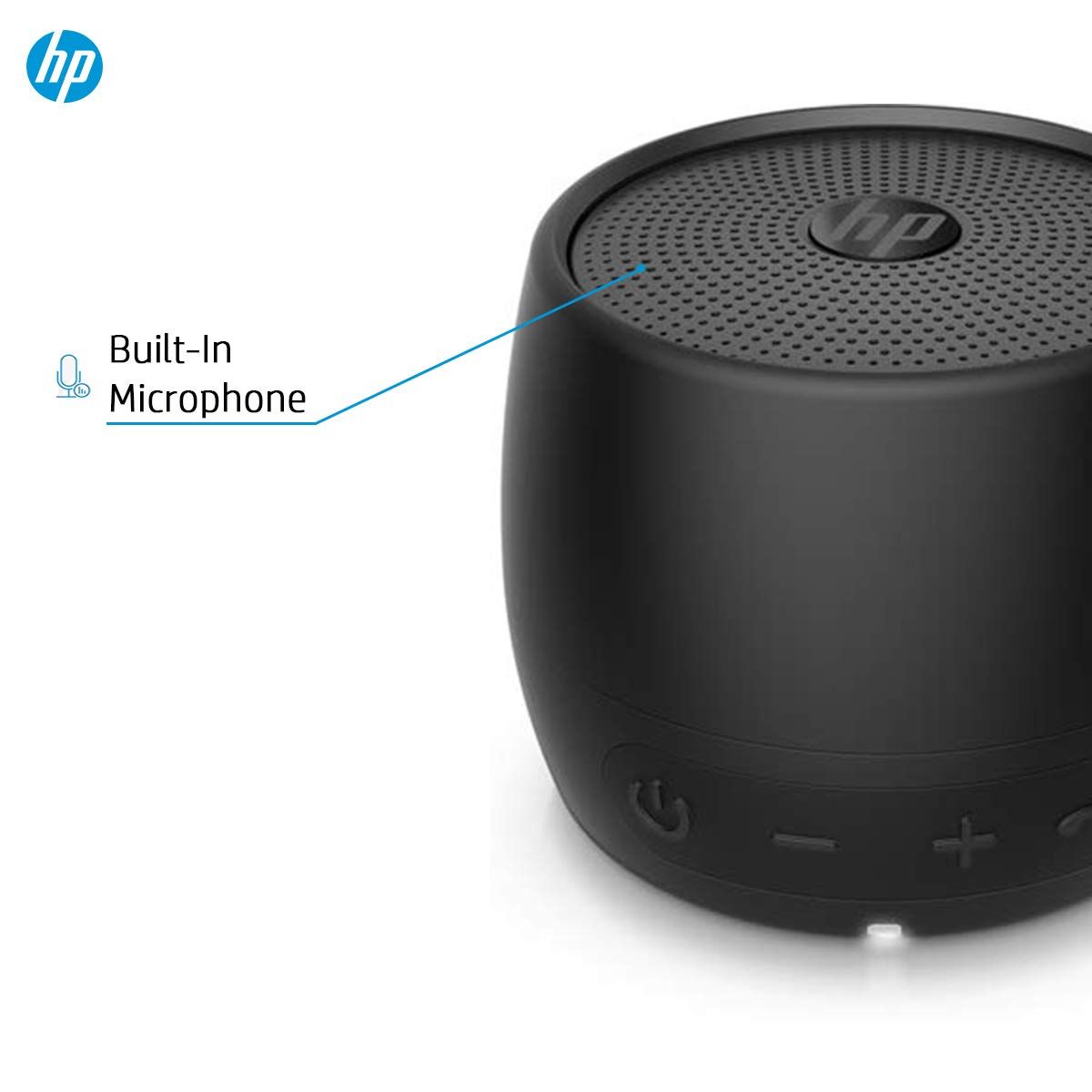 HP 360 Mono Portable Black Bluetooth Speaker HP 360 Mono Portable Black Bluetooth Speaker