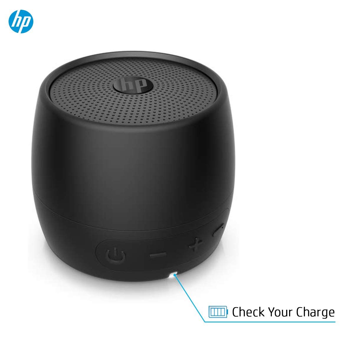 HP 360 Mono Portable Black Bluetooth Speaker HP 360 Mono Portable Black Bluetooth Speaker
