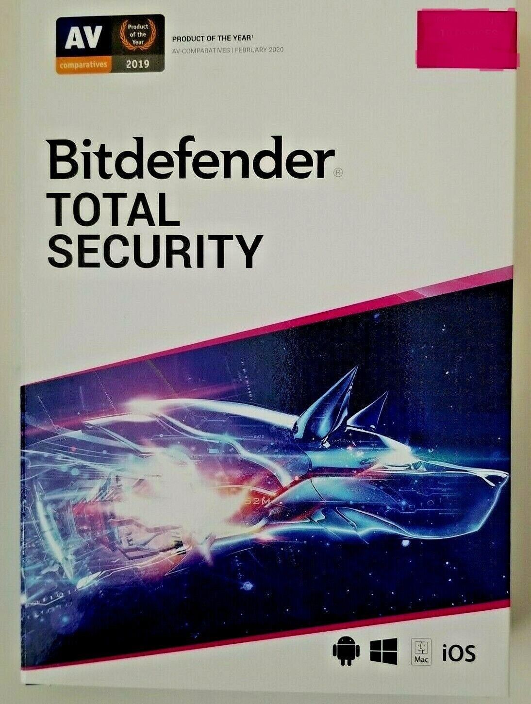 25 User, 1 Year, Bitdefender Total Security (200MB VPN)