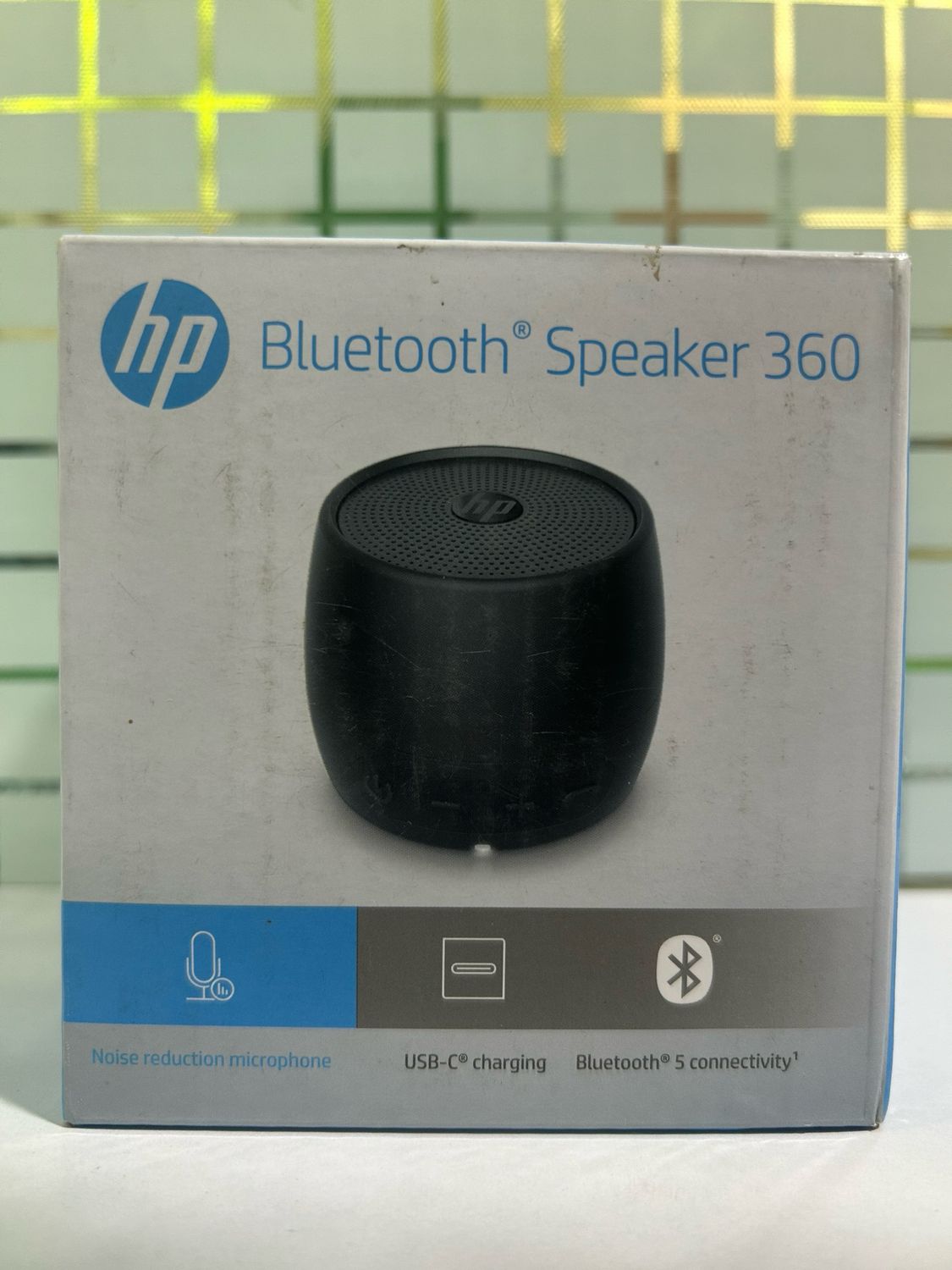 HP 360 Mono Portable Black Bluetooth Speaker