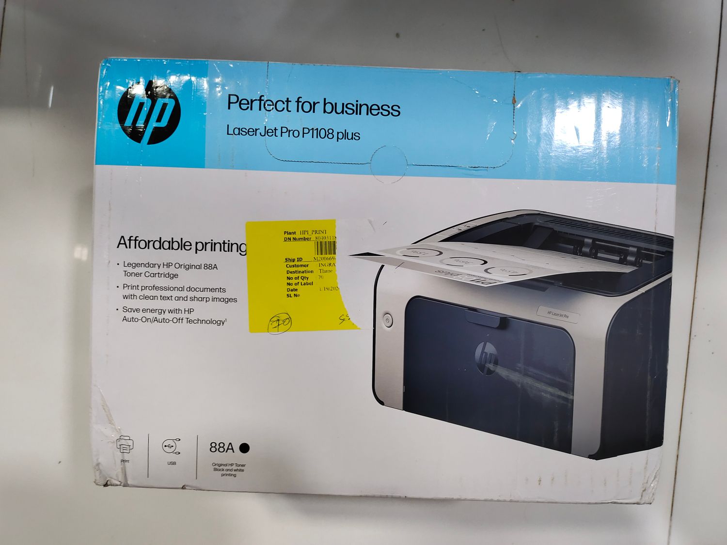 HP P1108 Plus 18ppm Laser Printer