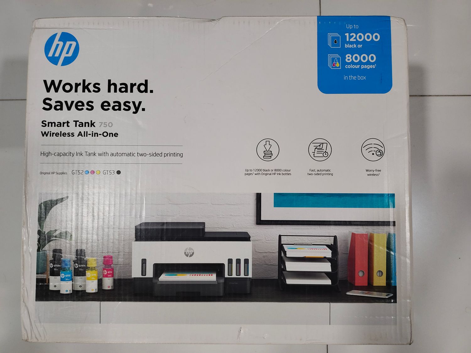 HP Smart Tank 750 WiFi Duplexer All-in-One Printer