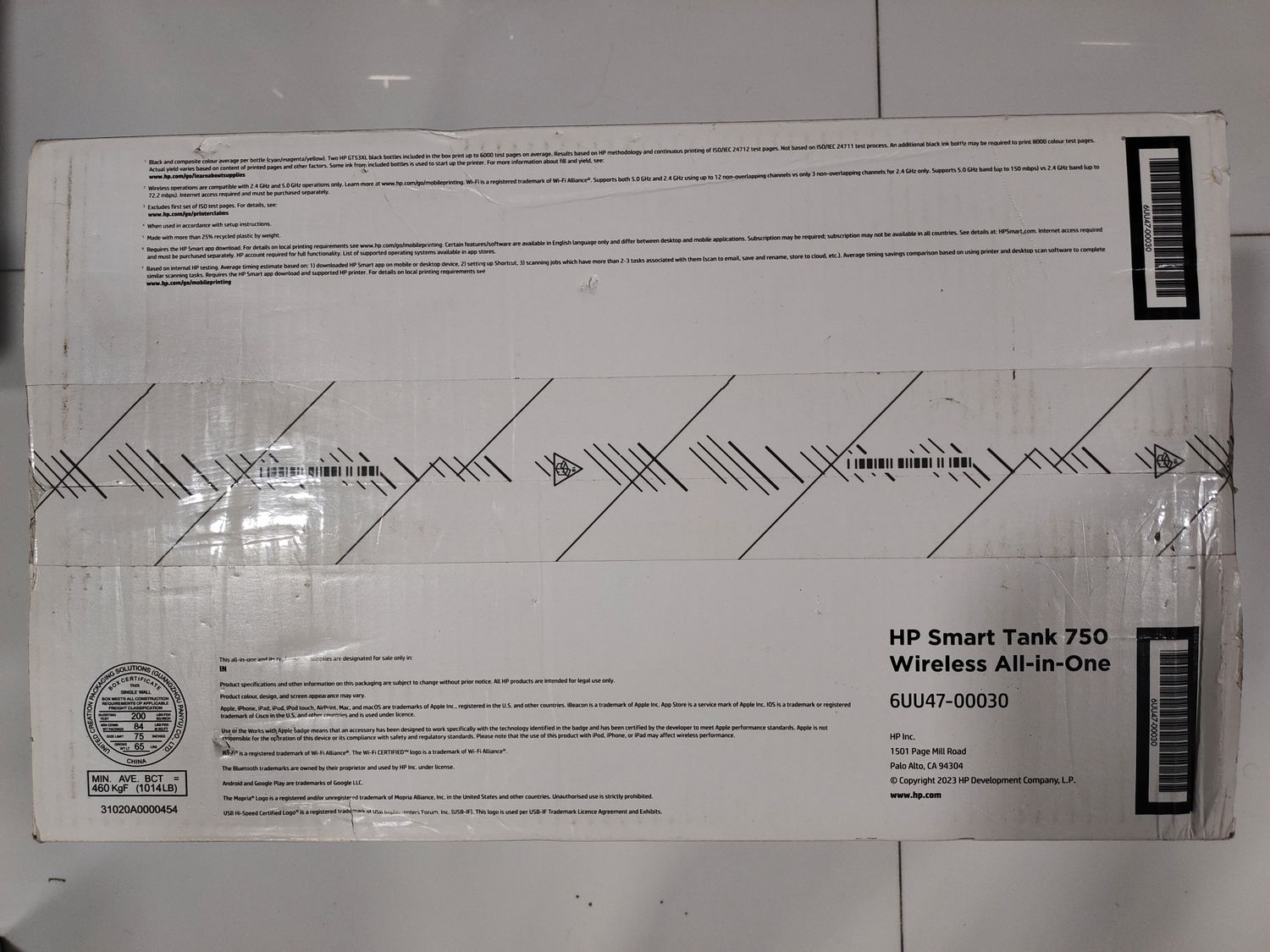 HP Smart Tank 750 WiFi Duplexer All-in-One Printer HP Smart Tank 750 WiFi Duplexer All-in-One Printer