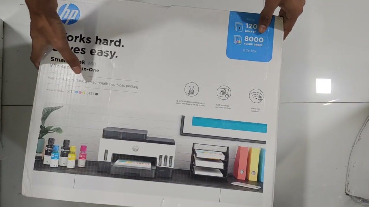 HP Smart Tank 750 WiFi Duplexer All-in-One Printer HP Smart Tank 750 WiFi Duplexer All-in-One Printer