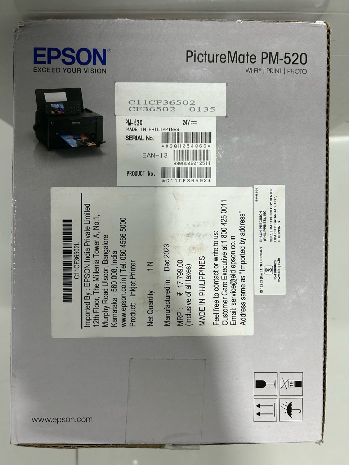 Epson Picture Mate PM-520 Photo Color Printer Epson Picture Mate PM-520 Photo Color Printer