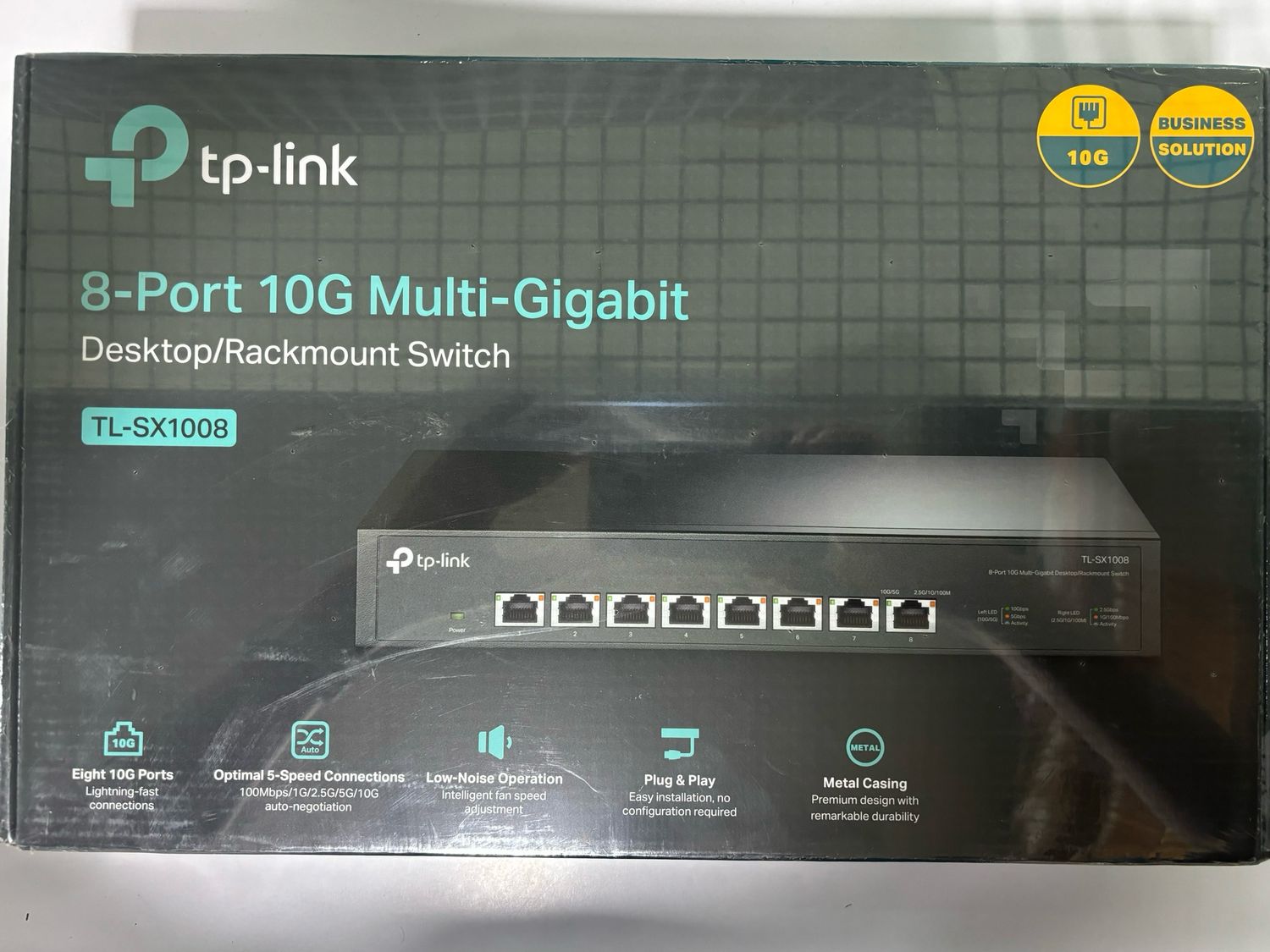 TP-Link TL-SX1008 8-Port 10G Desktop/Rackmount Switch