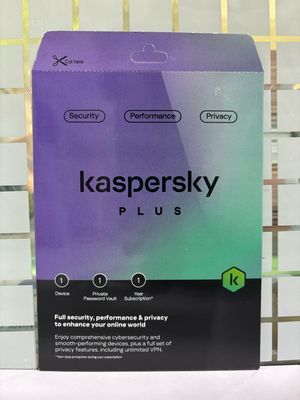 New, 1 User, 1 Year, Kaspersky Plus (internet security)