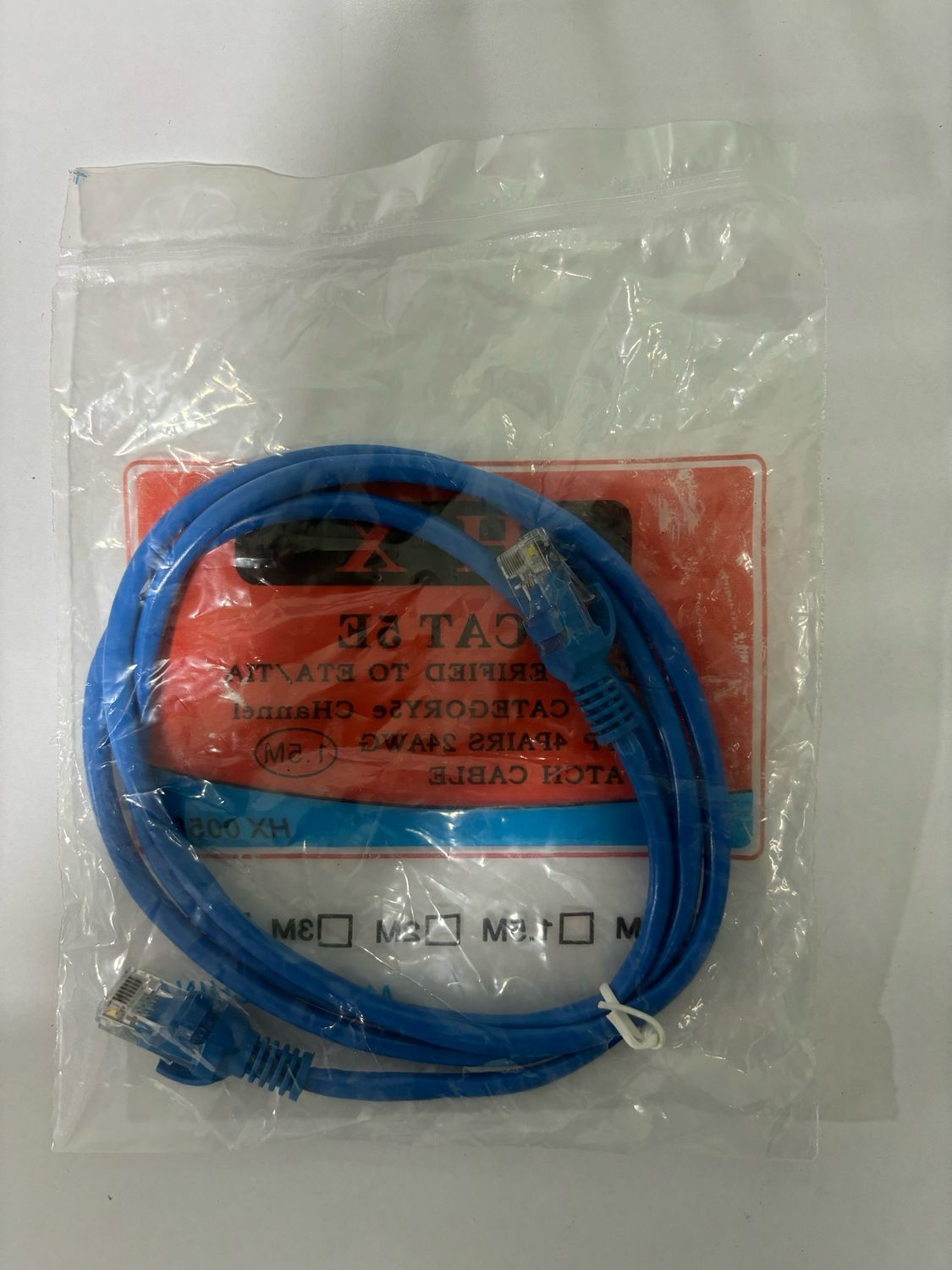 1.5mtr Cat-5 Patch Cord Lan Cable