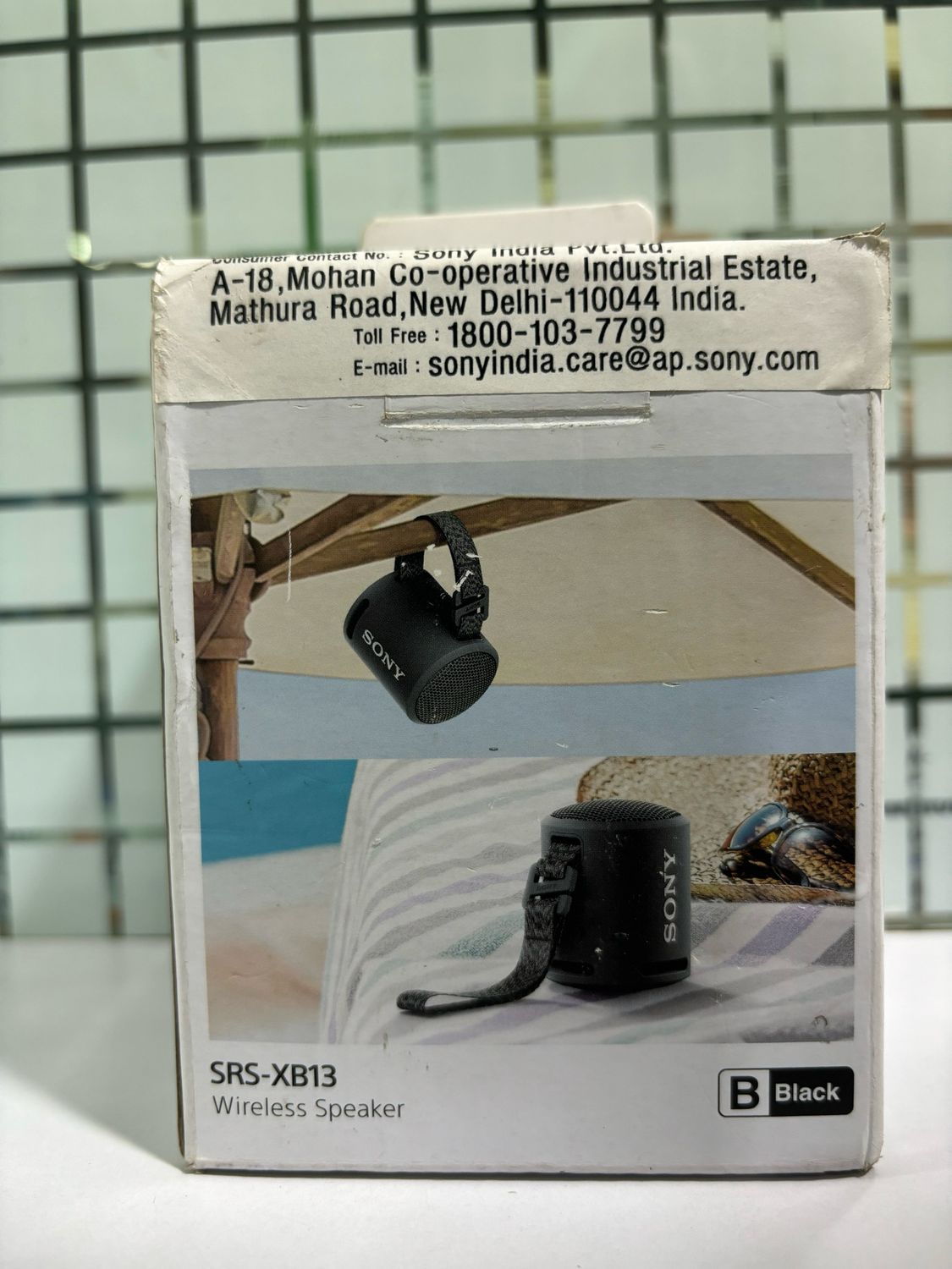 Sony SRS-XB13 Bluetooth Speaker, Black Sony SRS-XB13 Bluetooth Speaker, Black