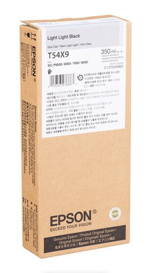 Epson Light Light Black T54X900 UltraChrome 350ml In Stock Epson Light Light Black T54X900 UltraChrome 350ml In Stock