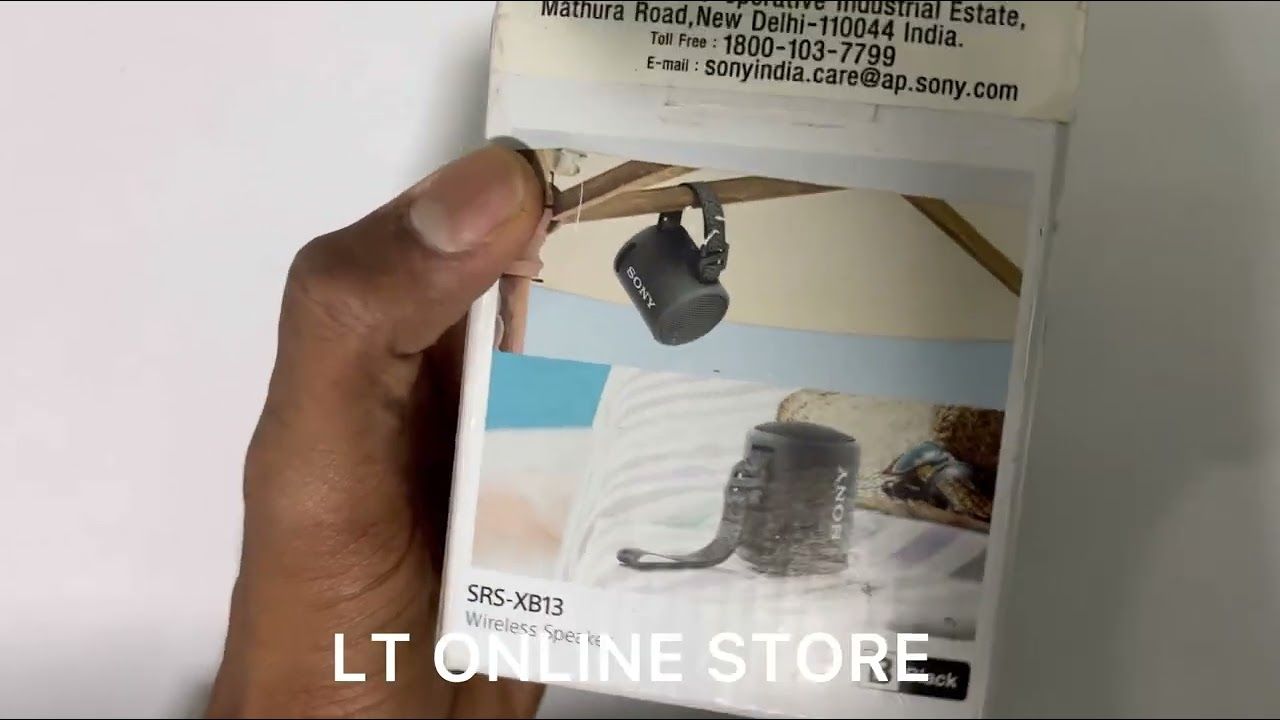 Sony SRS-XB13 Bluetooth Speaker, Black Sony SRS-XB13 Bluetooth Speaker, Black