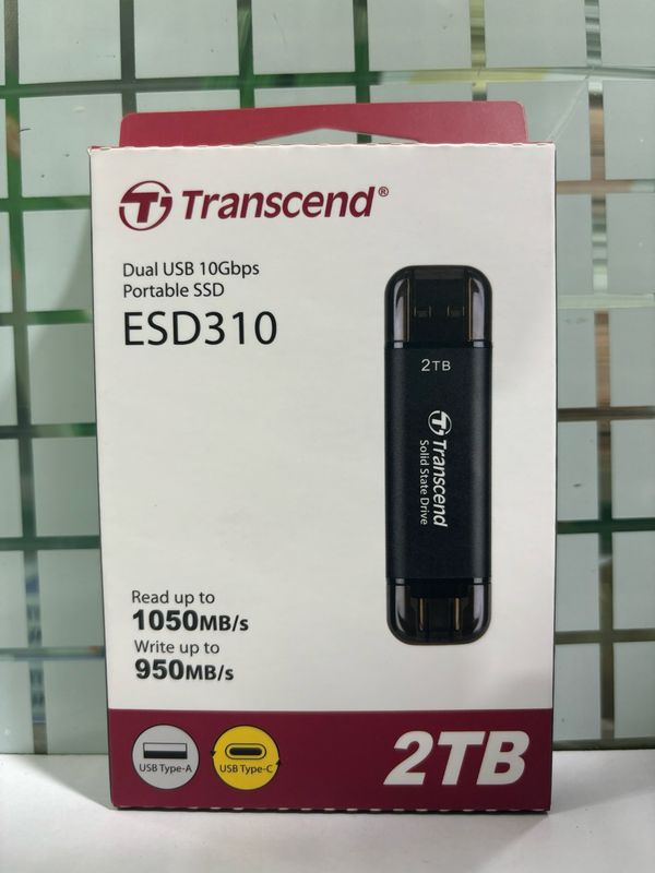 Transcend 2TB ESD310 Portable USB-C/A SSD TS2TESD310S B&H Photo
