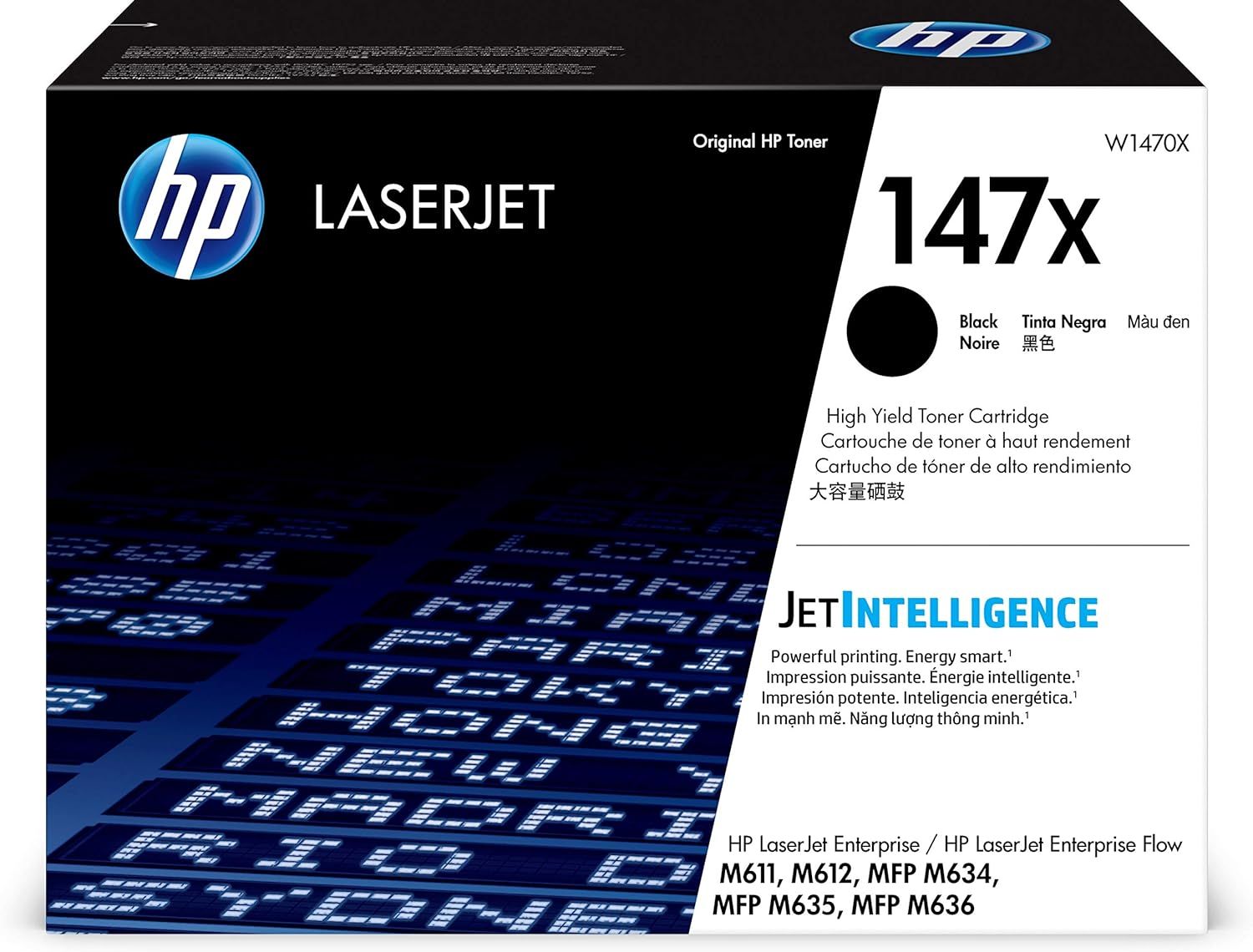 HP 147X Black High-yield Toner Cartridge