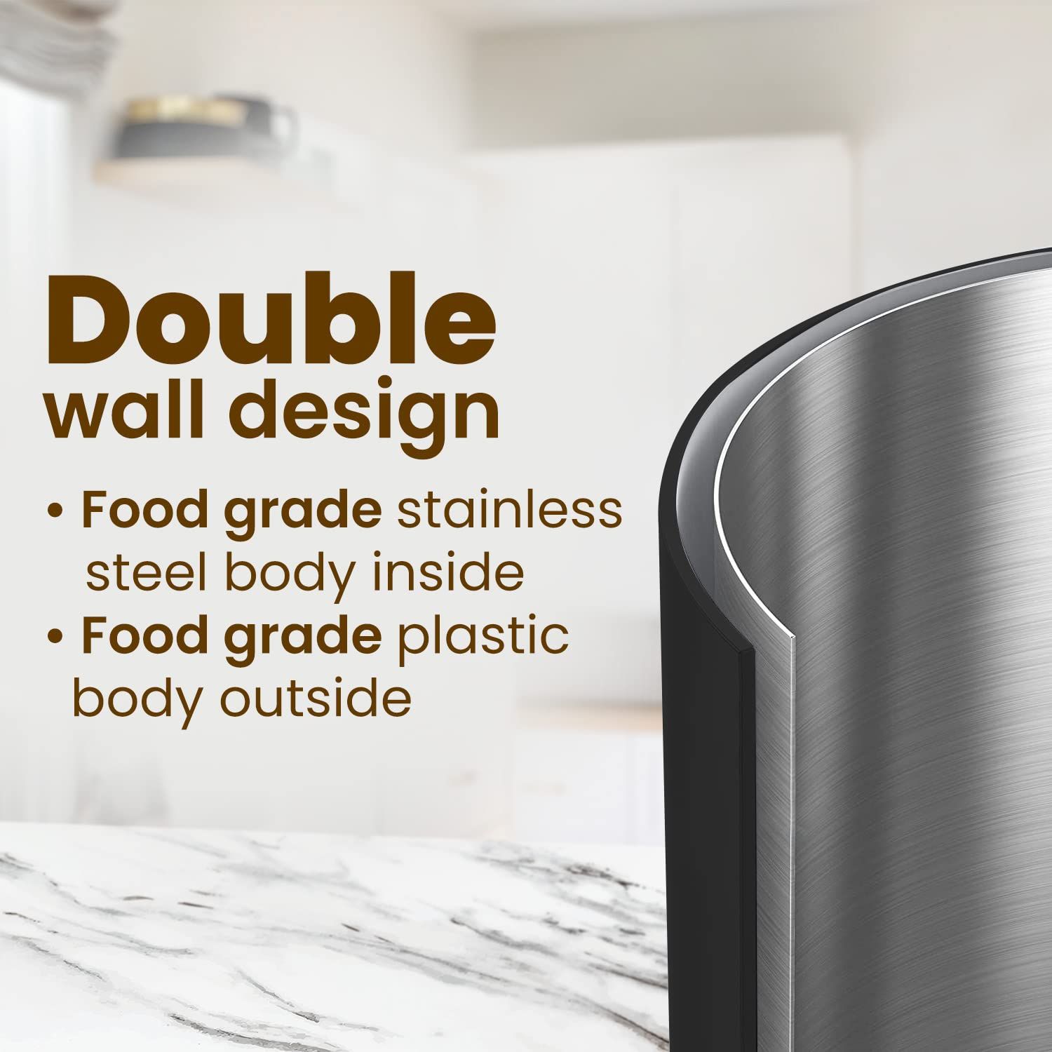 AGARO Elegant Electric Kettle (1.8 L, Black)