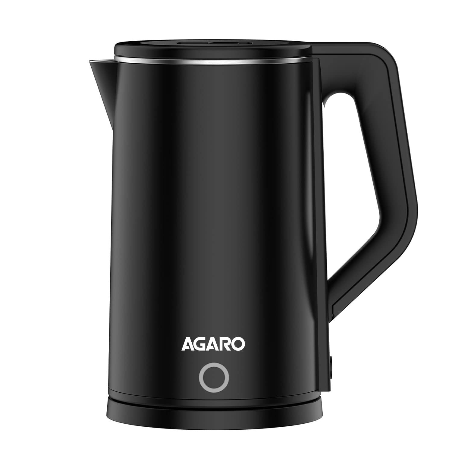 AGARO Elegant Electric Kettle (1.8 L, Black)