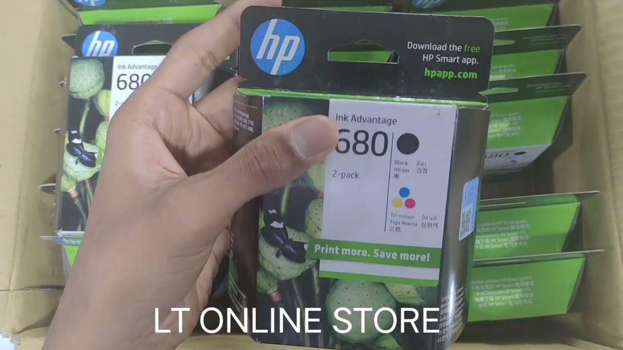 HP 680 Black + Tri-Color (Deskjet 1118, 1115, 4675, 4678, 3838)