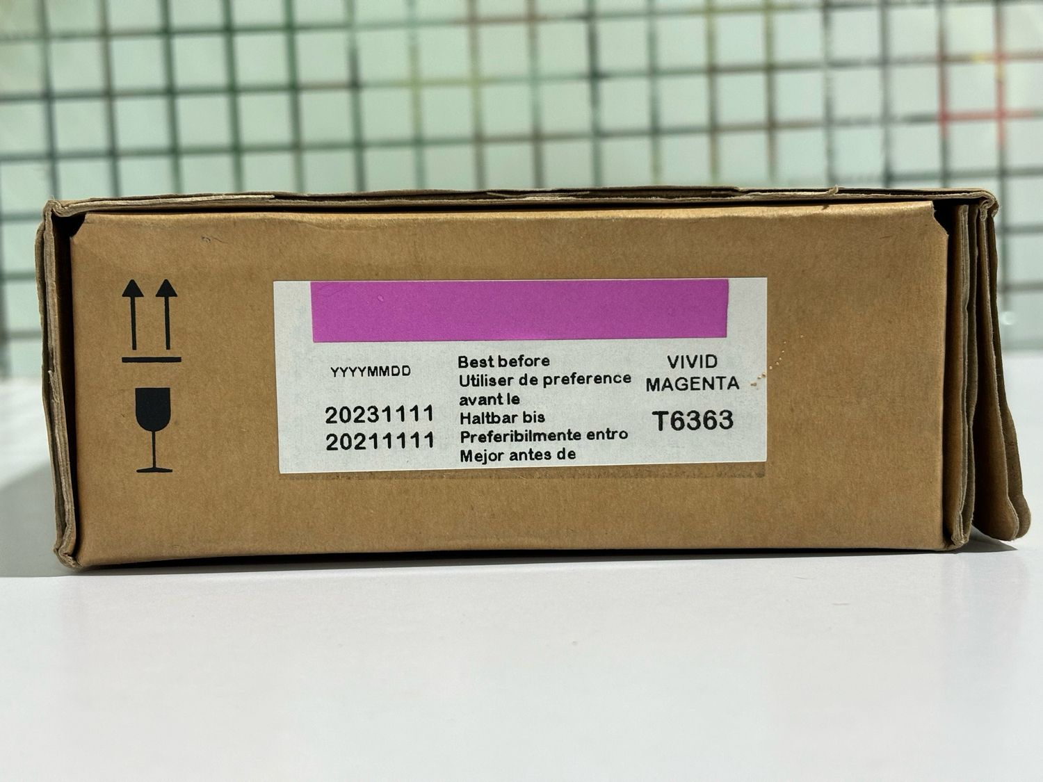 Epson T6363 Vivid Ink Cartridge, Magenta, 700ml