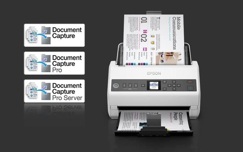 Epson WorkForce DS-730N Network Color Document Scanner
