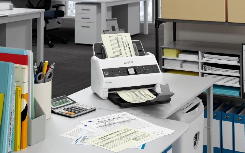 Epson WorkForce DS-730N Network Color Document Scanner