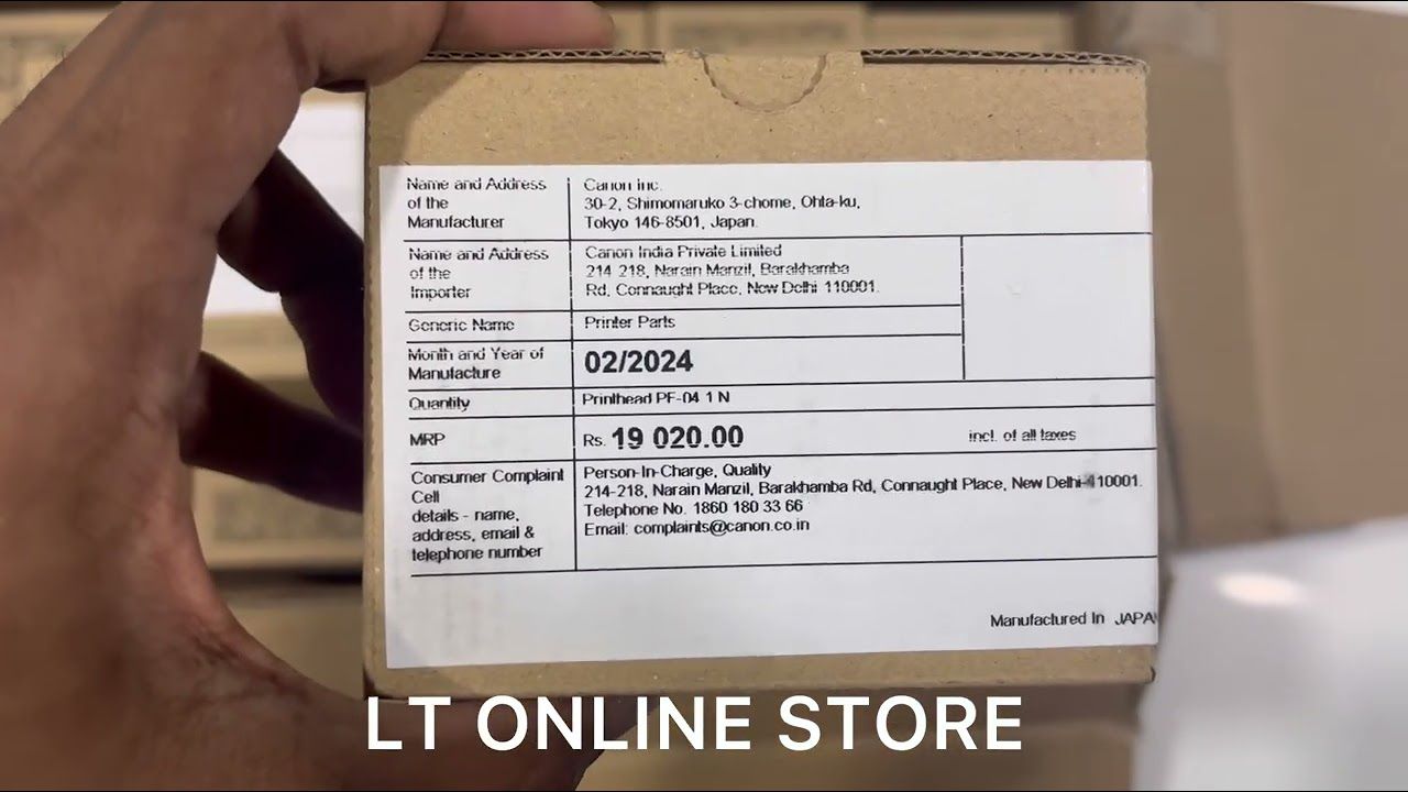 Canon PF-04 Printhead