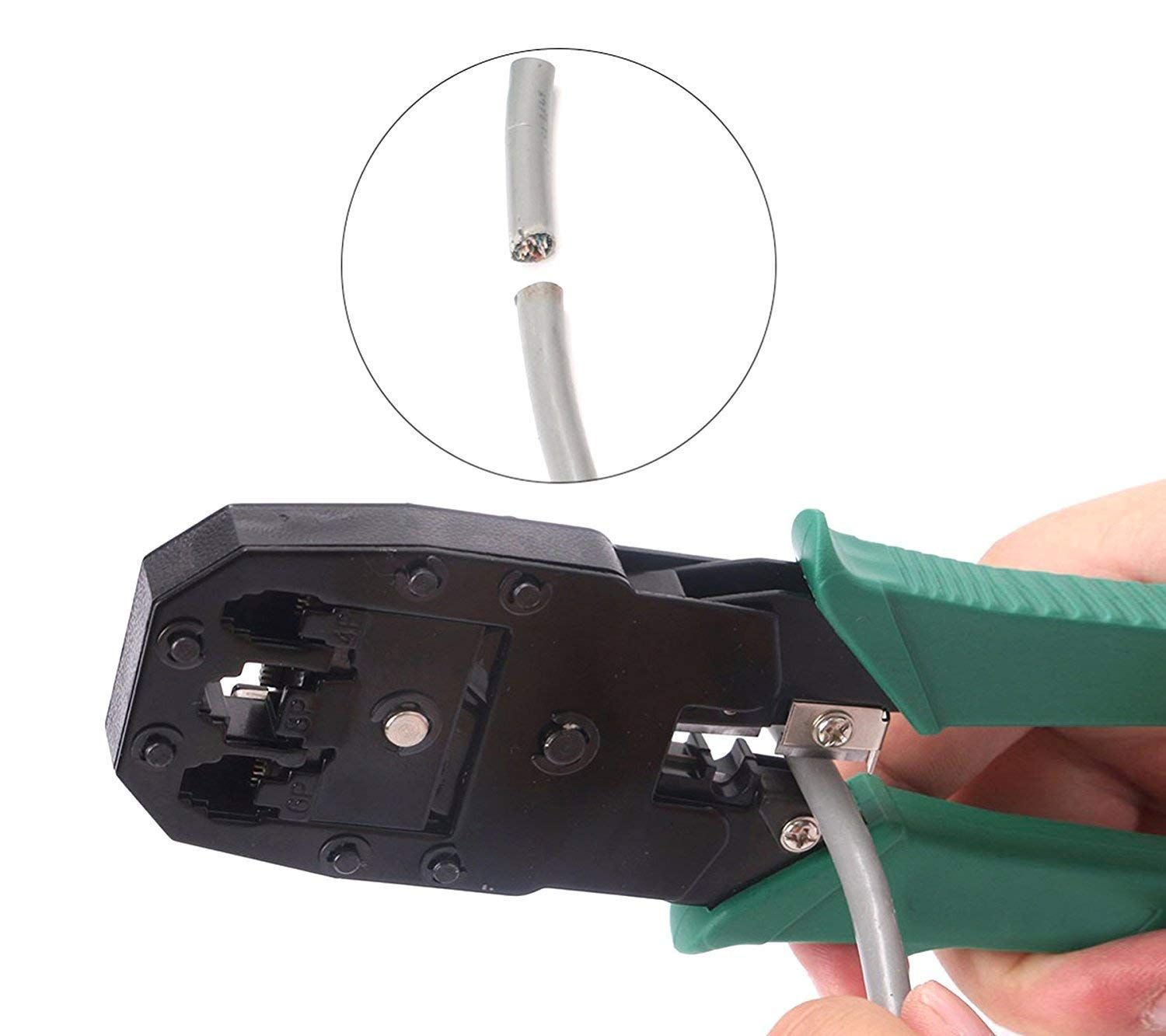 OB-315 Crimping Tool With wire stripper All in one Crimp 8P8C