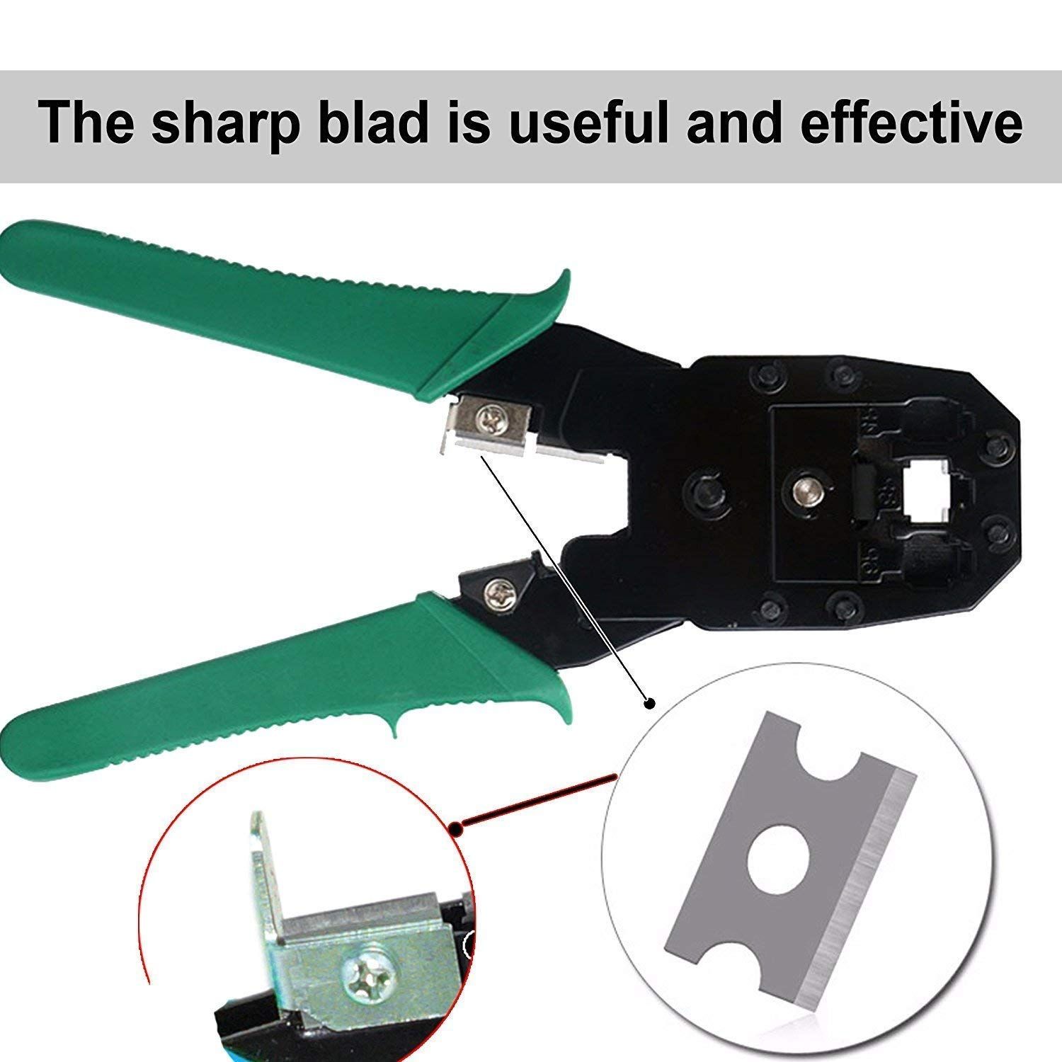 OB-315 Crimping Tool With wire stripper All in one Crimp 8P8C