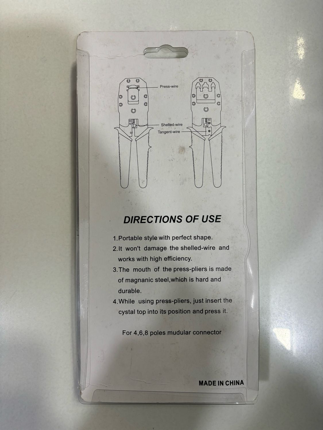 OB-315 Crimping Tool With wire stripper All in one Crimp 8P8C