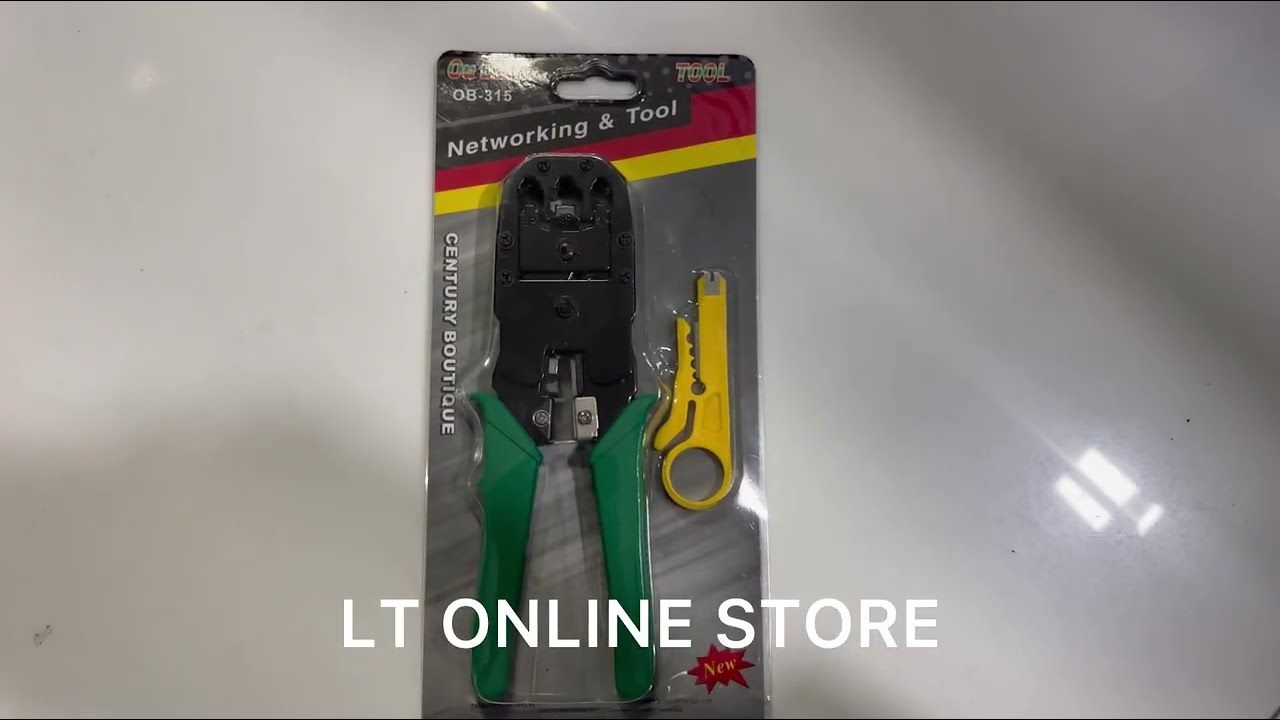 OB-315 Crimping Tool With wire stripper All in one Crimp 8P8C