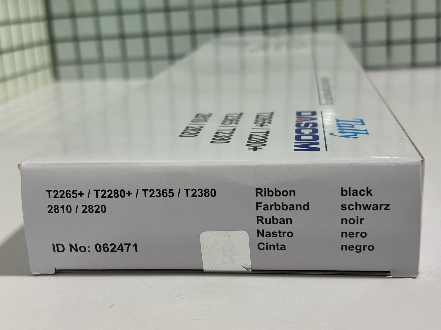 Tally T2265+, T2280+, T2365, T2380 Ribbon Cartridge Tally T2265+, T2280+, T2365, T2380 Ribbon Cartridge