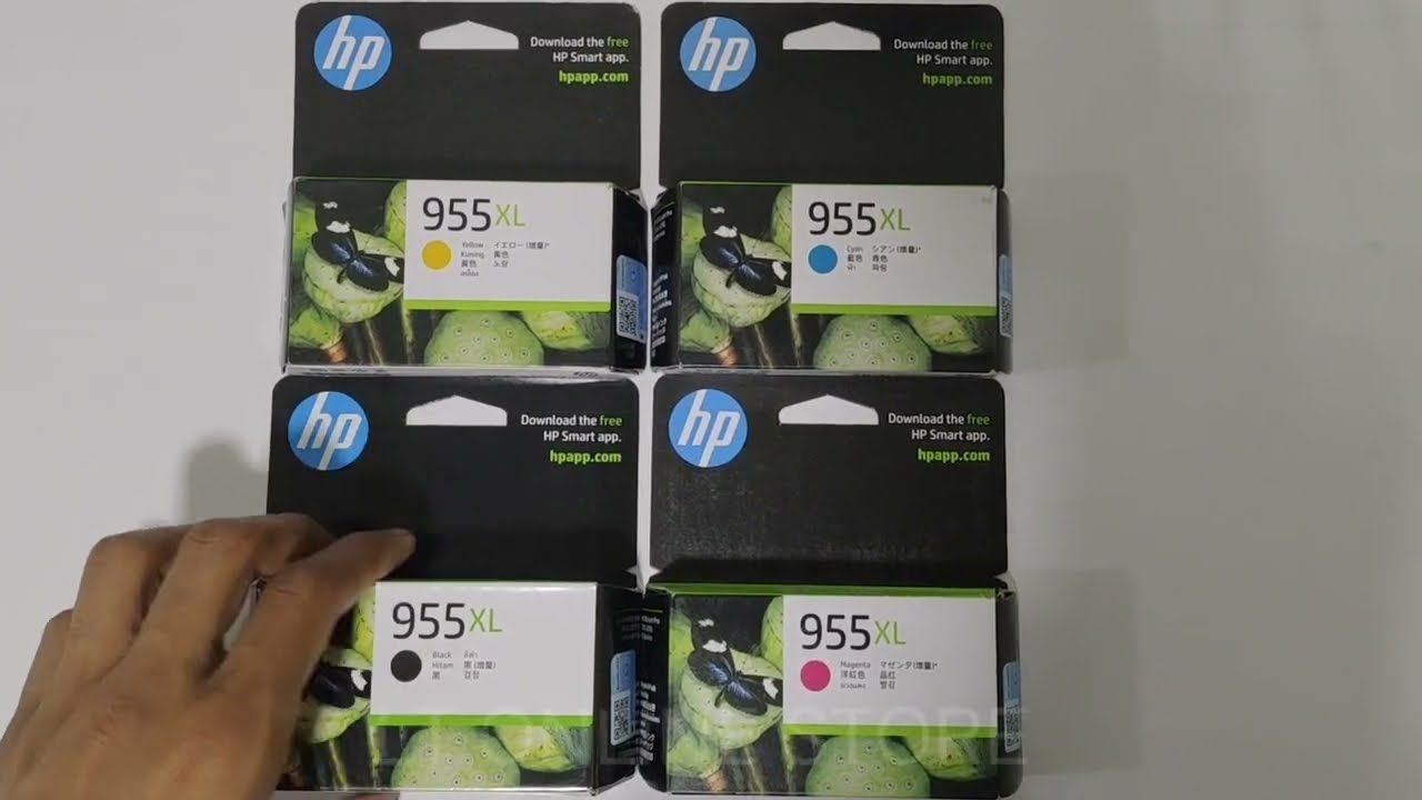 HP 955 XL B/C/M/Y Combo Set of 4 (955XL) HP 955 XL B/C/M/Y Combo Set of 4 (955XL)