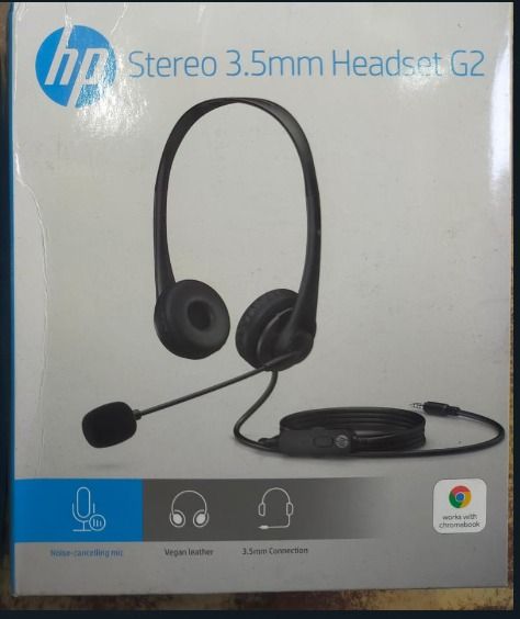 HP Stereo G2 Wired 3.5mm Over Ear Headphones