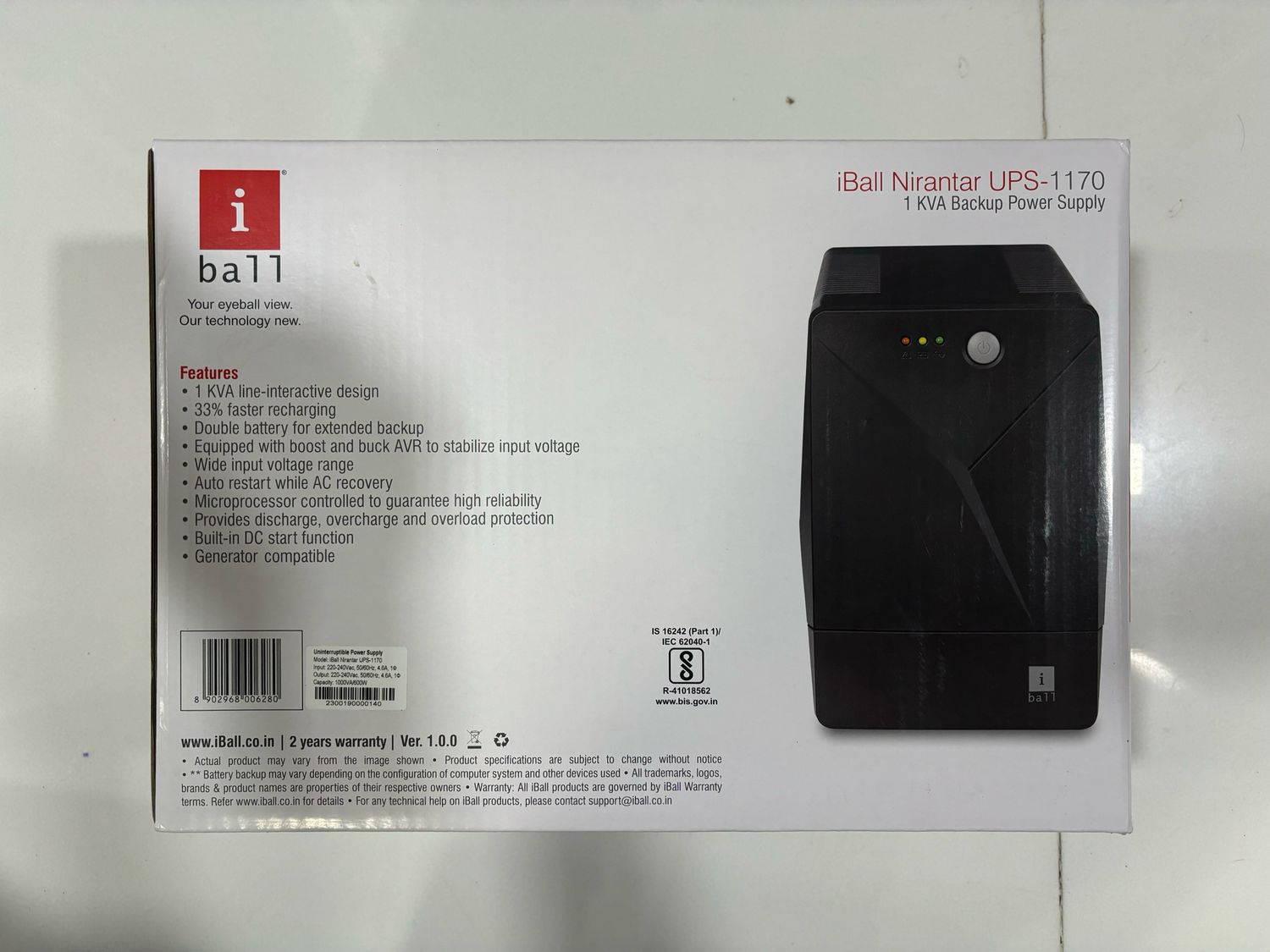iBall Nirantar UPS 1170 iBall Nirantar UPS 1170