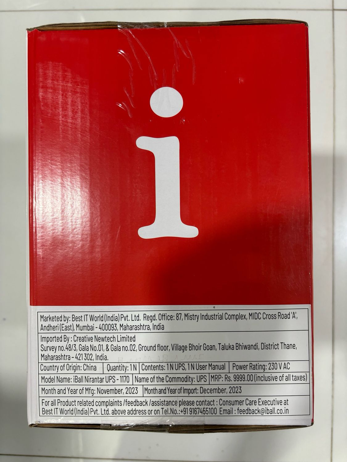 iBall Nirantar UPS 1170 iBall Nirantar UPS 1170