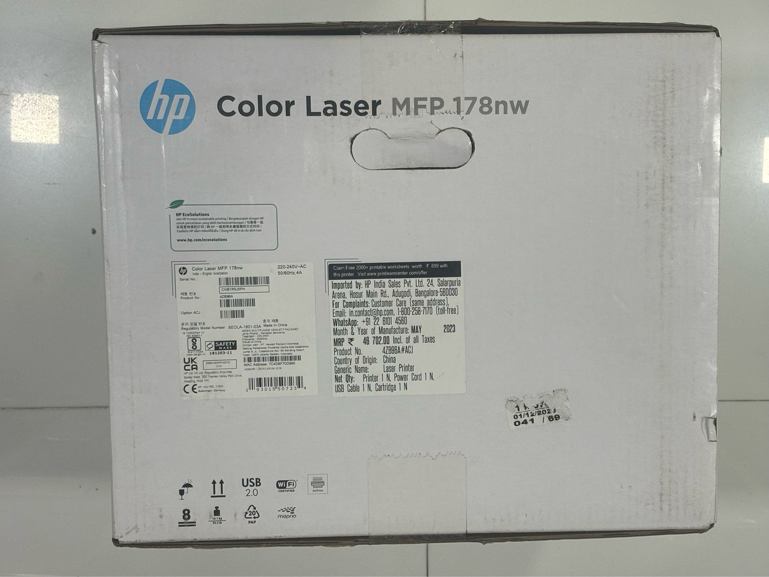 HP MFP 178nw Color Laser Printer HP MFP 178nw Color Laser Printer