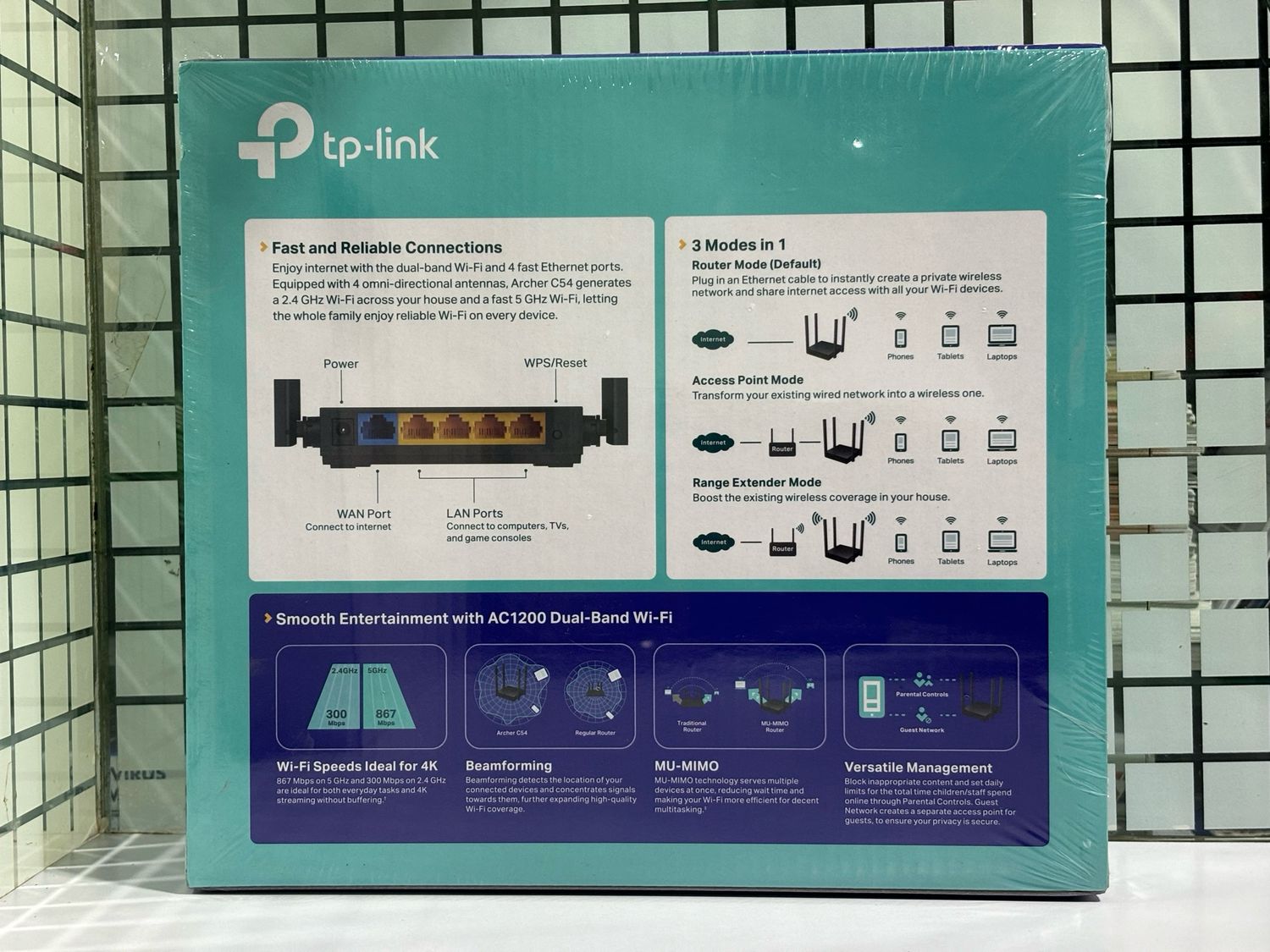 TP Link Archer C54 AC1200 Dual Band Wi-fi Router