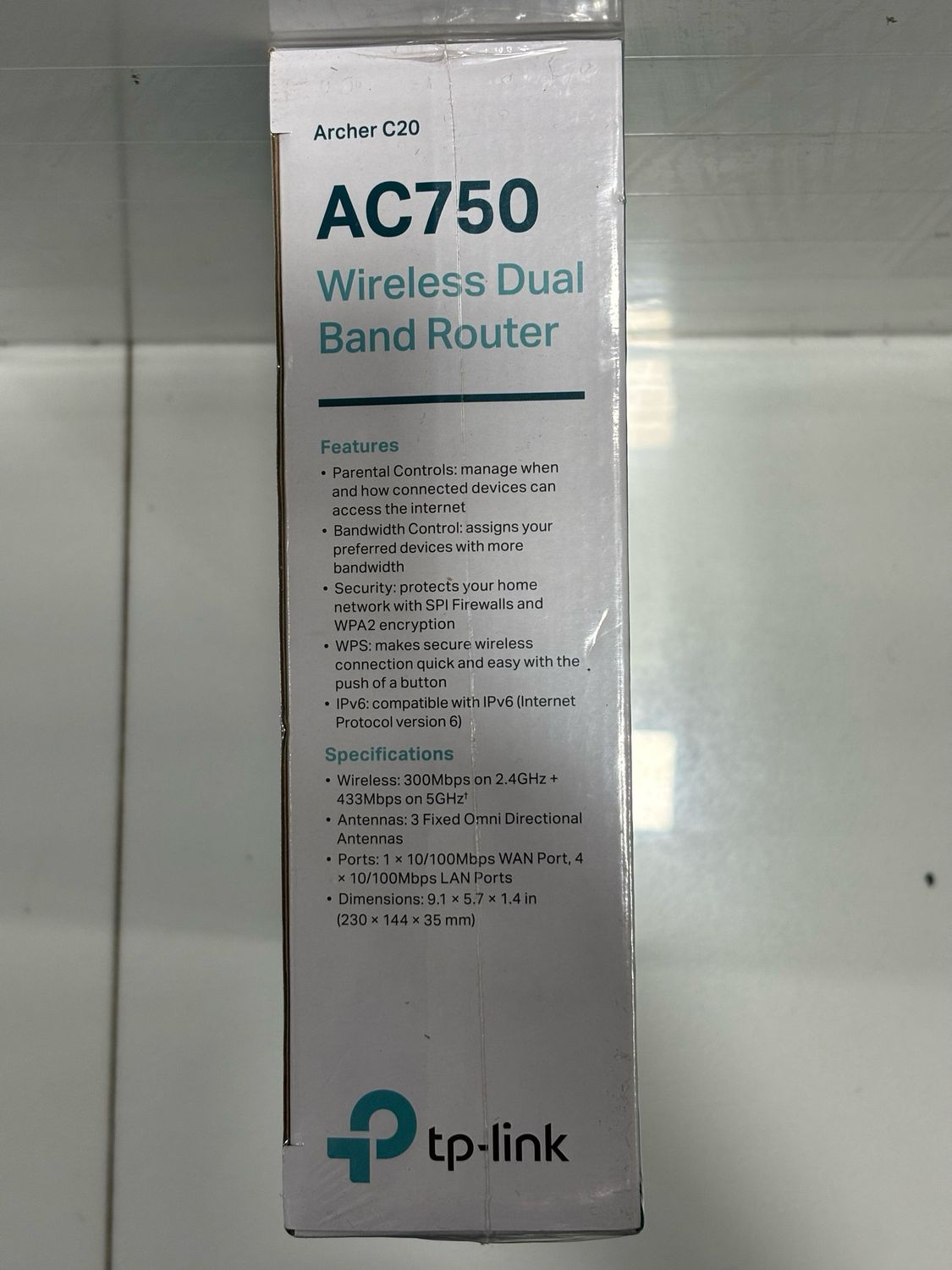 TP-Link Archer C20 AC750 WiFi MBPS Wireless Router