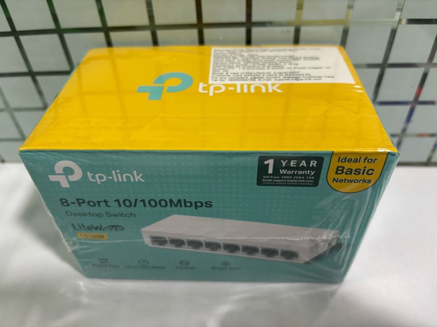 (New) TP-Link LS1008 8 Ports 10/100Mbps Desktop Switch (New) TP-Link LS1008 8 Ports 10/100Mbps Desktop Switch