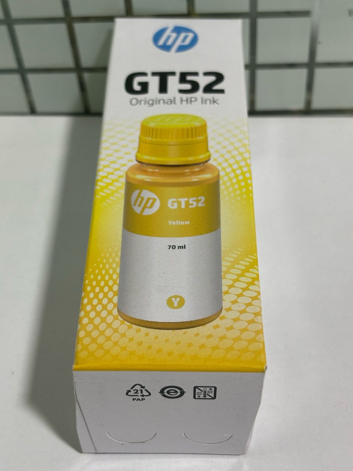 HP GT52 Yellow ink Bottle HP GT52 Yellow ink Bottle