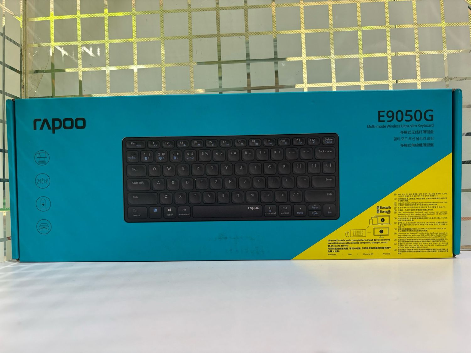 Rapoo E9050G Multi-mode Wireless Keyboard Dark Grey