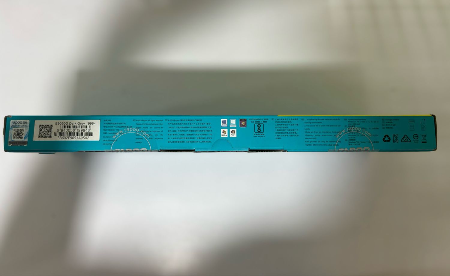 Rapoo E9050G Multi-mode Wireless Keyboard Dark Grey Rapoo E9050G Multi-mode Wireless Keyboard Dark Grey