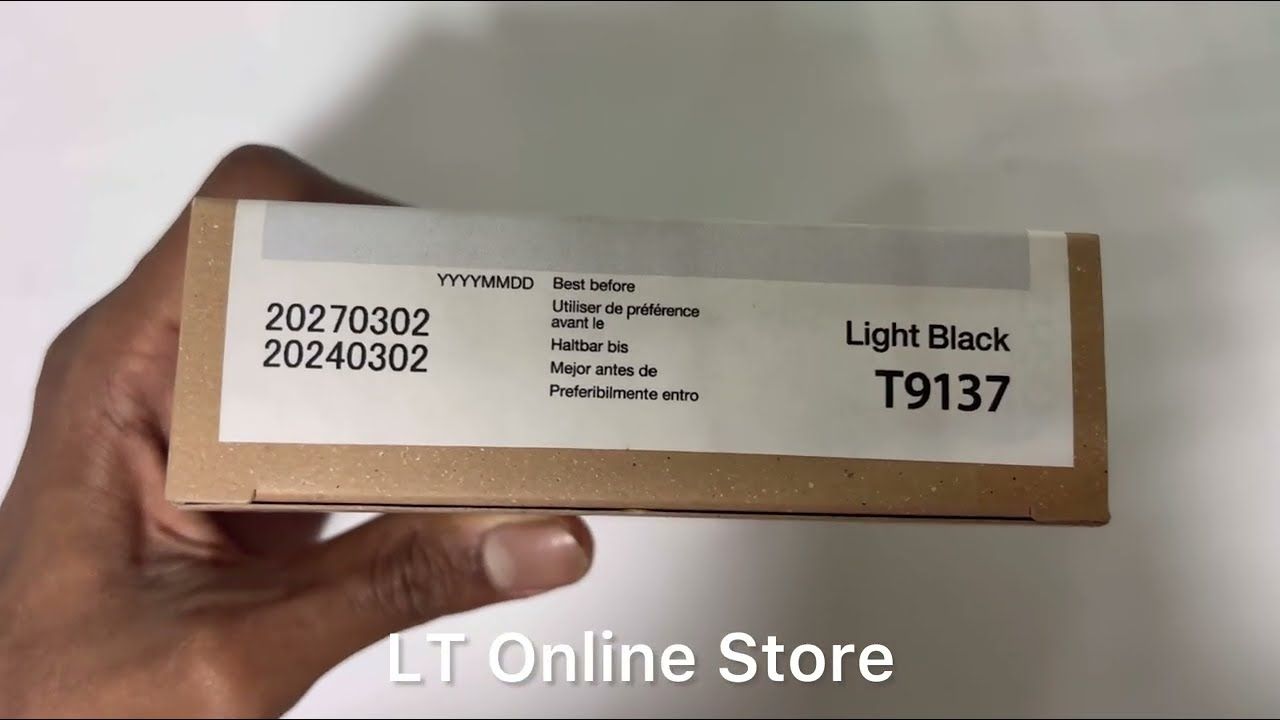 Epson T9137 Light Black Ink Cartridge, 200ml Epson T9137 Light Black Ink Cartridge, 200ml