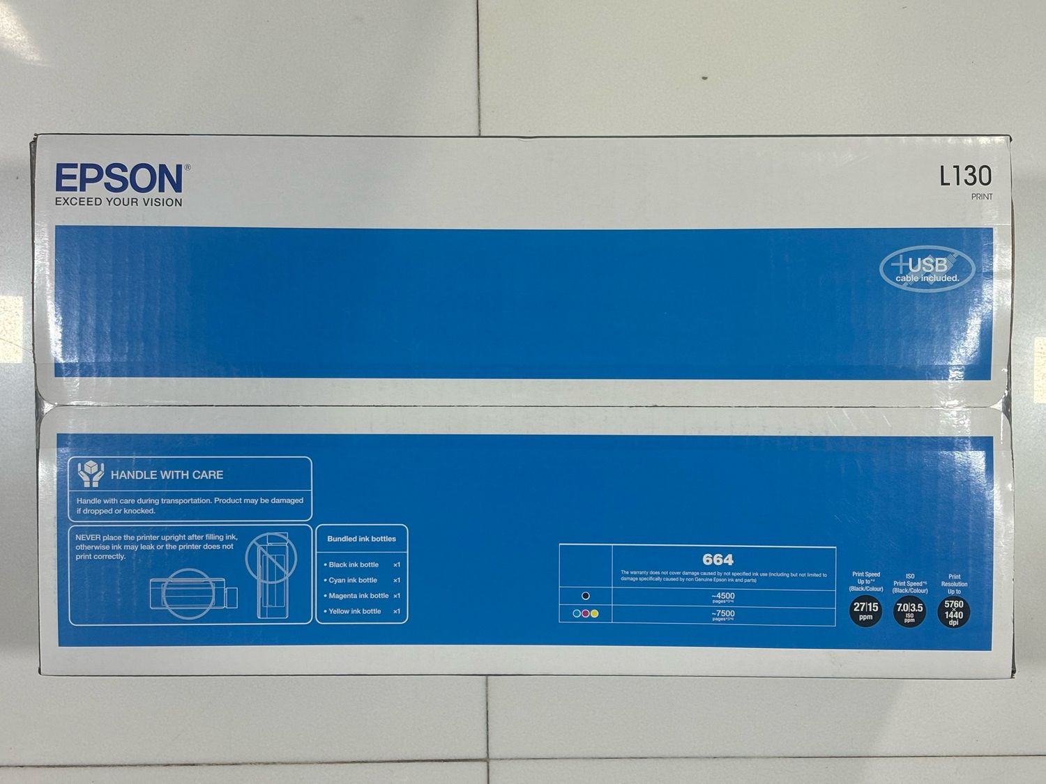 Epson Ecotank L130 Single Function Ink tank Printer