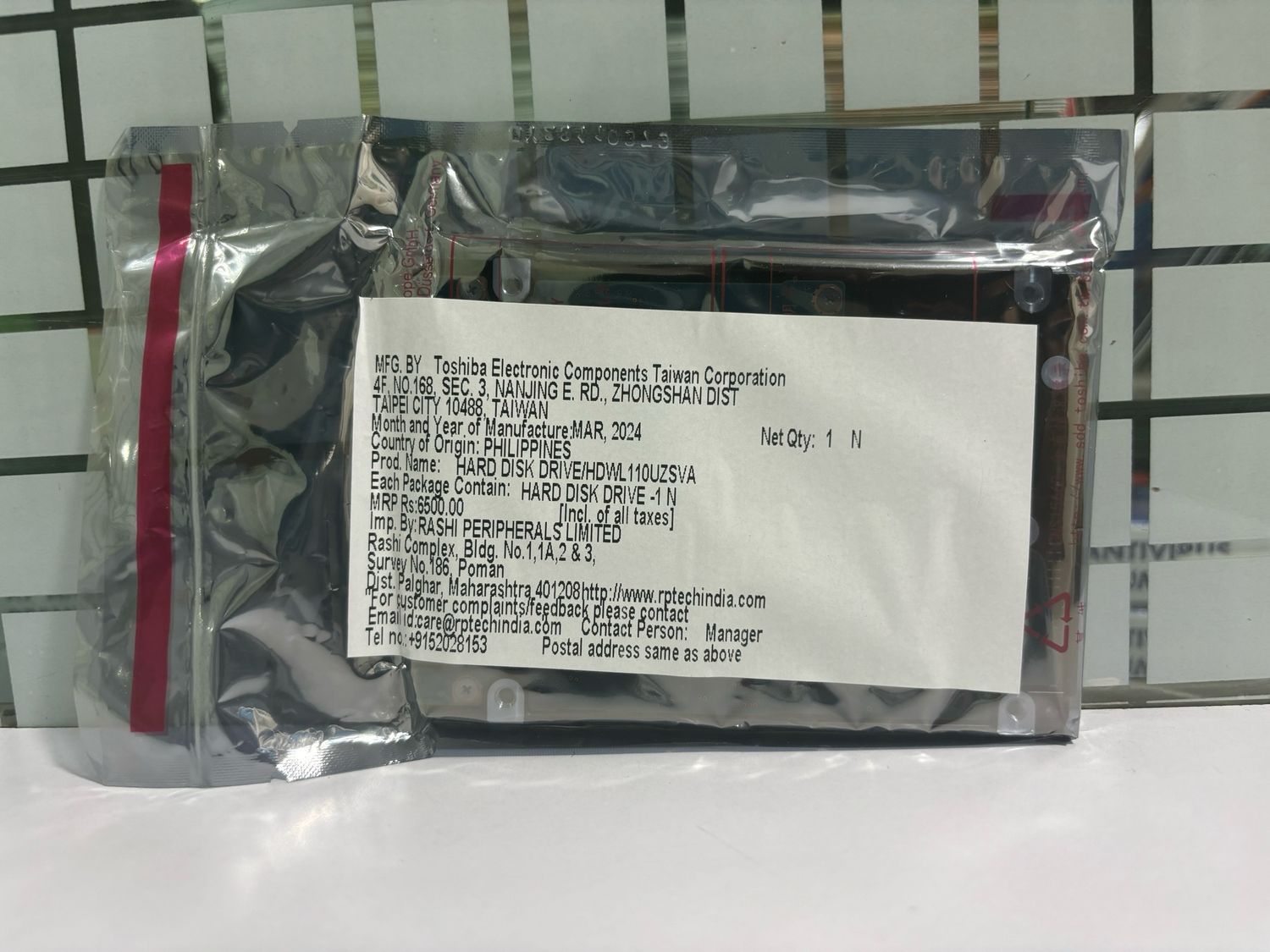 Toshiba 1TB Laptop 2.5 sata Internal Hard Drive